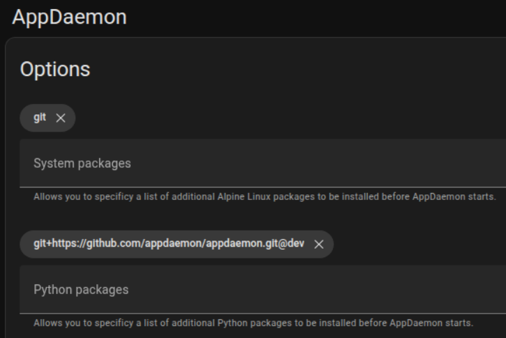 appdaemon add-on config
